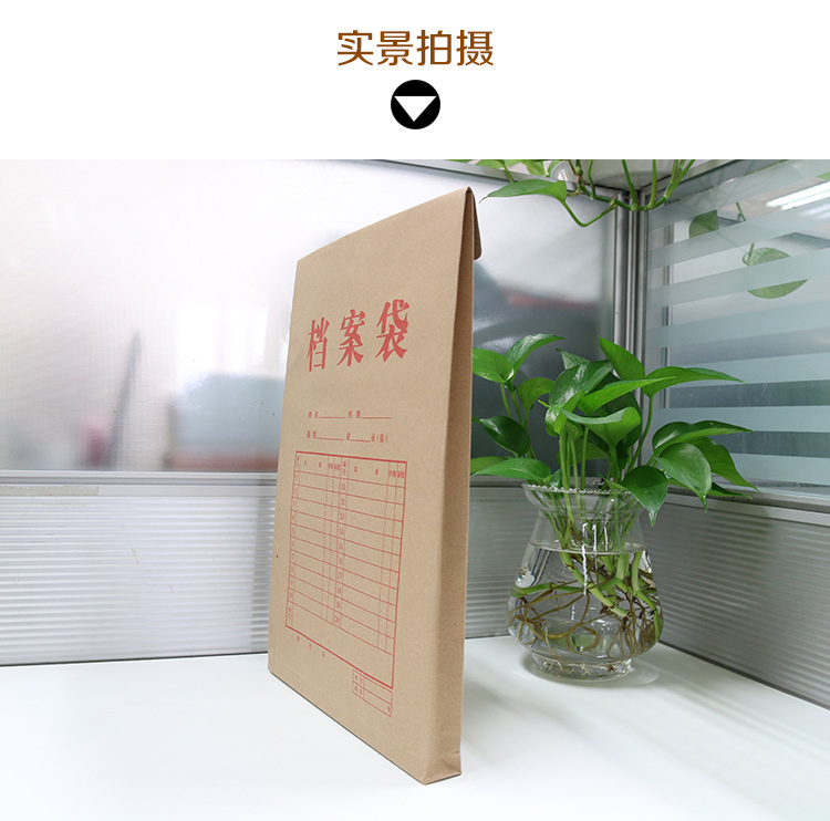 金典10只裝加厚牛皮紙檔案袋